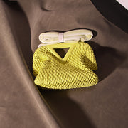 Hand Carry Crossbody Shoulder Bag In Genuine Leather