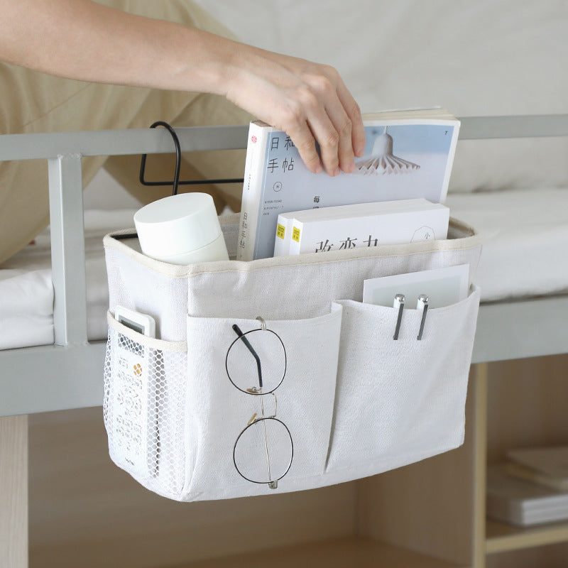 Dormitory Bedside Hanging Basket Upper Berth Gadget Bedside Storage Basket Bedroom Bed Storage Rack