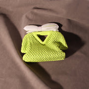 Hand Carry Crossbody Shoulder Bag In Genuine Leather