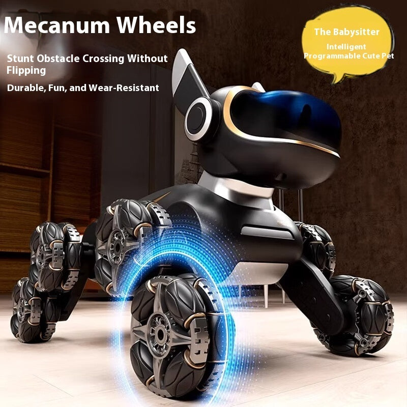 Electric Intelligent Robot Dog Remote Control Car Toy Children's Car Eight Wheels
