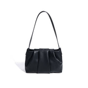 Pleated Clouds Niche Genuine Leather Underarm Bag