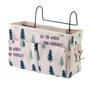 Dormitory Bedside Hanging Basket Upper Berth Gadget Bedside Storage Basket Bedroom Bed Storage Rack