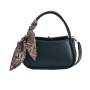 Pure Color Silk Scarf Printed Trendy Handbags
